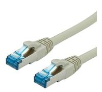 Cordon Cat.6A (Classe EA) / 10 Gigabit S/FTP, LSOH, gris, 15 m