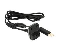 Cordon De CâBle De Chargement De Jeu De Chargeur D'usb Pour Le ContrôLeur Sans Fil De Xbox 360 Noir