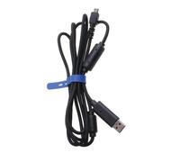 Cordon de câble USB noir tressé en Nylon détachable de 1.9m, pour contrôleur de jeu razer Wolverine Xbox One