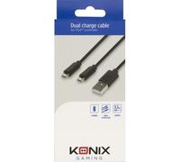 Cordon de charge double pour manette PS4