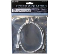 Cordon de charge et synchronisation - ERARD CONNECT - Lightning vers USB A - 0,95 m - Blanc - iPhone 5/6, iPad/iPod