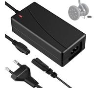 Cordon de Charge Hoverboard 42V 2A, 3 pôles AC Chargeur de Batterie pour Scooter, Chargeur de Batterie pour Scooter électrique, Adaptateur d'alimentation pour Trottinette électrique Auto-équilibrée