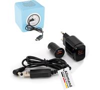 Cordon De Charge Pour Toniebox,Kit De Charge Rapide Qc 3.0 Avec Adaptateur De Prise & Voiture & Câble De Charge Booster 5v Vers 9v Type A Sur Usb-C & Dc 5,5 X 2.1/2.5 Mm Prise Creuse