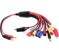 Cordon de charge, transformateur d'équilibrage de haute qualité, bouchon banane mâle durable de 4 mm pour batterie automobile -aérodynamique