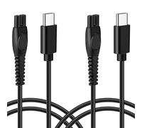Cordon de charge USB-C 5 V compatible avec les modèles de rasoir Philips Norelco - QP2724, QP1924, QP4530, QP2834, QP4631, X3001, MG5910, MG5970, QP6552, MG7910, MG7970, MG9520, QQP6552, P6542 & More