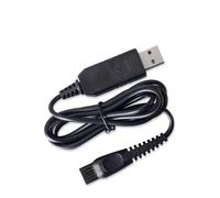 Cordon De Chargeur 15 V, Compatible Avec Philips, Rasoir Électrique HQ8505, Cordon D'alimentation Compatible Avec Norelco, Séries 3000, 5000, 6000, 7000, 9000, MG5950, MG7750(USB Plug)
