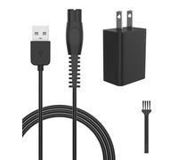 Cordon de chargeur 15 V pour Philips Norelco HQ8505, compatible avec Norelco Series 9000 7000 5000 3000 2000, mg7750, Aquatec, Arcitec Multigroom Cordon d'alimentation pour tondeuse à barbe,