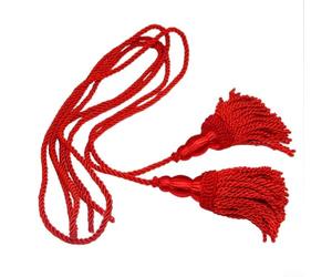Cordon de clairon pour cornes de Sib - Artisanat traditionnel britannique - Accessoire de fanfare de cérémonie avec franges - 12 x 12 x 3 cm