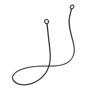 Cordon de Connecteur de Bouchons d'Oreilles, Anti-Chute Cordon en Silicone pour Bouchons d'Oreilles avec Embouts Amovibles, Empêchant les Bouchons d'Oreille de Tomber