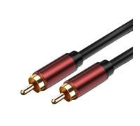 Cordon de connexion de câble d ' interconnexion, fiches phono stéréo, tresse en feuille d ' aluminium, câblage OFC pour le placement d ' étagère de platine vinyle de récepteur Câble d ' interconnexion
