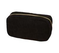 Cordon de cordon beige à crayon-étui étudiant-minimaliste avec une fermeture à glissière lisse, sac de rangement en style littéraire | Sac ustensile spacieux pour les adolescents, les salles de