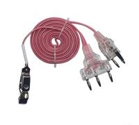 Cordon de corps de clôture de sport pour feuille - Câble en cuivre de 1,8 m avec gaine en PVC renforcée, résistant aux enchevêtrements et transmission du signal à faible résistance pour l'entraînement