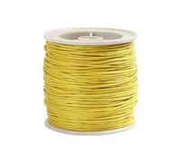cordon de coton jaune 1 mm d'épaisseur 40 m