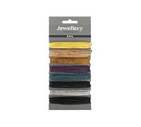 cordon de coton multicolore 1 mm d'épaisseur 5 m de long 8 pièces