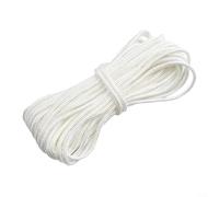 Cordon de débroussailleuse en nylon pour petits équipements de moteur, y compris tondeuse à gazon, tronçonneuse et débroussailleuse à main, fonctions de traction et d'alimentation de ligne (4 m 4 mm x