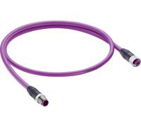 Cordon de données confectionné pour capteurs/actionneurs Belden 0975 254 101/5M 11019-BK M12 mâle, droit, femelle, droit 5.00