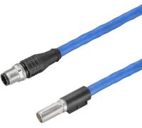 Cordon de données confectionné pour capteurs/actionneurs Weidmüller HDC XX6A01 FMSM12X-0100 2451140100 mâle, droit, femelle