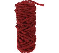 Cordon de feutre "Flausch Mirabell", 25m, produit naturel en laine de mouton et jute, rouge foncé, décoratif polyvalent
