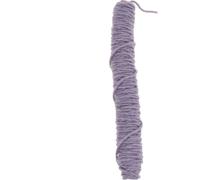 Cordon de feutre mèche violet clair 55m pour décoration florale - laine de mouton et jute
