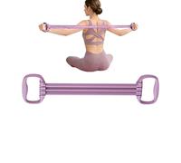 Cordon de force - Bande de résistance modulaire, fonction de sangle de cheville rembourrée, équipement de fixation de porte intégré, outil d'entretien de fitness, jaune 4,5 kg pour les exercices quoti