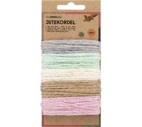 Cordon de jute, 5 x 4 m, assorti