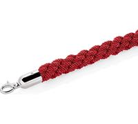 Cordon de liaison 1,5 m pour poteau de délimitation Classic, chromé rouge / argent
