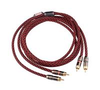 Cordon de liaison blindé avec contacts plaqués or 24 carats et gaine textile permanente Expert Cable