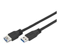 Goobay Câble de rallonge USB 3.0 SuperSpeed Noir 1,8 m