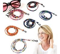 Cordon de lunettes bohème coloré en 6 pièces pour femme