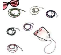 Cordon de lunettes bohème coloré en 6 pièces pour femme