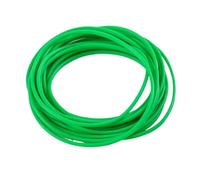 Cordon de matériel de pêche Canne Ronde Creuse Verte, diamètre intérieur 0,7 mm, extérieur 1,8, Corde de rétention for Lignes pêche, Tube en Latex, matériel, pièce(6m)