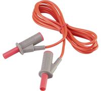 Cordon de mesure de sécurité[Banane mâle 4 mm -Banane mâle 4 mm ] Ultra flexibles 1.50 m rouge MSB-501 10 A
