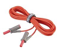 Voltcraft Cordon de mesure de sécurité MSB-501 - Banane 4 mm/4 mm, ultra flexible 5 m rouge 10 A