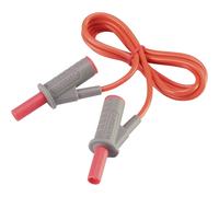 Cordon de mesure de sécurité[Banane mâle 4 mm -Banane mâle 4 mm ] Ultra flexibles 1.00 m rouge MSB-501 10 A