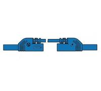 Cordon de mesure isole 4 mm 25 cm avec reprise - Bleu (mlb-sh/WS 25/1)
