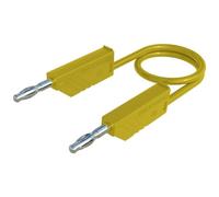 Cordon de mesure SKS Hirschmann CO MLN 100/2,5 [Banane mâle 4 mm - Banane mâle 4 mm] 1.00 m jaune 1 pc(s)