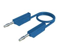 Cordon de mesure SKS Hirschmann CO MLN 25/1 [Banane mâle 4 mm - Banane mâle 4 mm] 25.00 cm bleu 1 pc(s)