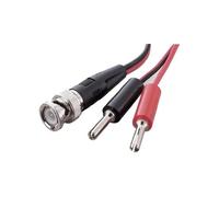 VOLTCRAFT Cordon de mesure BNC 0.80 m noir, rouge
