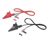Cordon de mesure VOLTCRAFT MSL-507 [mâle 4 mm - pince crocodile] 1.00 m noir, rouge 1 pc(s)