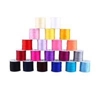 Cordon de Nœud Chinois en Nylon, 100M X 0.8mm, Fil de macramé en Queue de Rat, Fil de