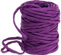 Cordon de papier 6mm fuchsia 23m décoration de table ruban cadeau