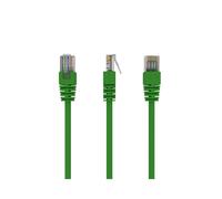 Cordon de Patch Gembird CAT5e U/UTP Vert 1.5m Connecteurs RJ-45 Mâle/Mâle, Conforme RoHS, Certifié ISO 9002/UL/DVE, Référence PP12-1.5M/G