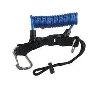 Cordon de plongée avec forte élasticité et libération rapide pour un transport facile pendant les aventures en plein air (bleu)