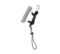 Cordon de plongée, crochet de récif pour appareil photo reflex numérique, boucle à dégagement rapide, corde anti-perte sous-marine à ressort pour appareil photo reflex numérique étanche (gris)