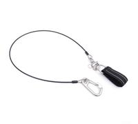 Cordon de plongée en acier inoxydable et néoprène, confortable et réglable pour une utilisation prolongée dans l'eau (bracelet de 3,8 cm)