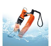 Cordon de plongée en acier inoxydable, sangle en nylon rétractable, attache à boucle durable | Corde sous-marine sécurisée anti-perte pour appareil photo, camping, plein air, sports