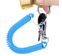 Cordon De Porte-clés À Bobine Rétractable, Cordon À Ressort Avec - Sangle De Support De lexible Anti-chute Pour Clés, Cartes, Petits Outils, Lanière De Sécurité Élastique Robuste Pour
