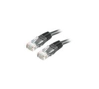Value 21.99.1535 RJ45 Câble réseau, câble patch CAT 6 U/UTP 1.00 m noir