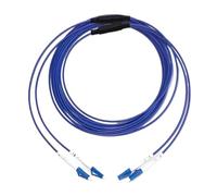 Cordon de raccordement à Fiber Optique blindé, 2 cœurs, 150m, 2C SM MM OM1 OM2 OM3, intérieur et extérieur LC SC FC St LSZH TPU FTTH Jumper 2 cœurs, 150mtr(SC-FC,2C Aqua OM3)