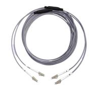 Cordon de raccordement à Fiber Optique blindé, 30m, 2 cœurs, 2C SM MM OM1 OM2 OM3, intérieur et extérieur LC SC FC St LSZH TPU FTTH Jumper 2 cœurs 30mtr(SC-SC,2C Gray OM1)